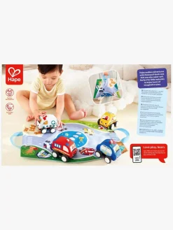 Legetøjsbiler & -Fartøjer-Hape Pull-Back Soft Bilsæt