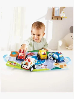 Legetøjsbiler & -Fartøjer-Hape Pull-Back Soft Bilsæt