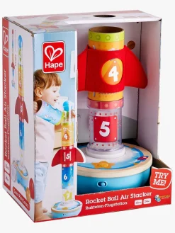 Babylegetøj-Hape Rocket Ball Air Stabeltårn