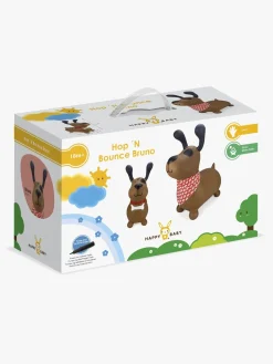 Udelegetøj-HappyBaby Happy Baby Hop 'N Bounce Bruno Hoppedyr Hund