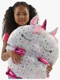 Dukker & Bamser-HappyNappers Happy Nappers Bamse & Sovepose Glitterenhjørning