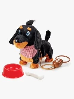Interaktivt Legetøj-HappyPets Happy Pets Wiggle Jiggle Gravhund Deluxe Interaktiv Hund