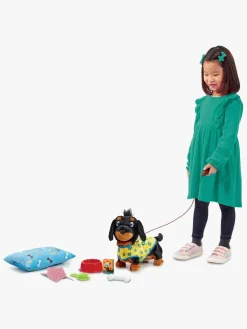 Interaktivt Legetøj-HappyPets Happy Pets Wiggle Jiggle Gravhund Deluxe Interaktiv Hund