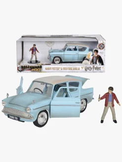 Legetøjsfigurer-JadaToys Harry Potter Bil 1959 Ford Anglia 1:24 med Figur