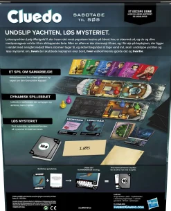 Spil & Puslespil-Hasbro Cluedo Spil Escape Sabotage on the High Seas