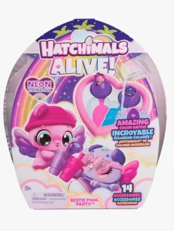 Legetøjsfigurer-Hatchimals Alive Bestie Pool Party Legesæt