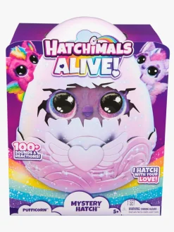 Interaktivt Legetøj-Hatchimals Alive! Mystery Hatch Pufficorn Interaktiv Bamse Blandet Udvalg