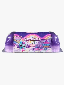 Legetøjsfigurer-Hatchimals Alive Neon Rainbow Carton Figursæt