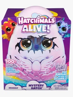 Legetøjsfigurer-Hatchimals Alive Secret Hatch Draggle Figur