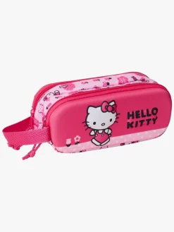 Kreativt Legetøj-HelloKitty Hello Kitty 3D Dobbelt Penalhus, Pink