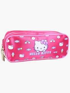Kreativt Legetøj-HelloKitty Hello Kitty Dobbelt Penalhus Follow The Rainbow, Pink
