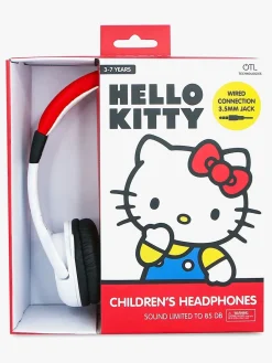 Elektronik & Media-OTLTechnologies Hello Kitty Høretelefoner med Ører 85dB Rød/Hvid