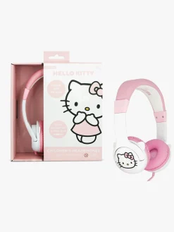 Elektronik & Media-OTLTechnologies Hello Kitty Høretelefoner med Ører 85dB, Pink Lyserød