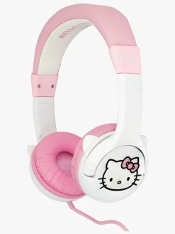 Elektronik & Media-OTLTechnologies Hello Kitty Høretelefoner med Ører 85dB, Pink Lyserød