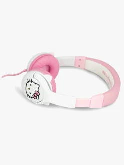 Elektronik & Media-OTLTechnologies Hello Kitty Høretelefoner med Ører 85dB, Pink Lyserød