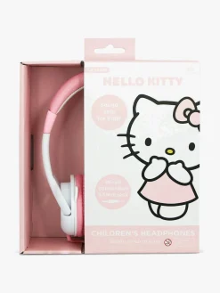 Elektronik & Media-OTLTechnologies Hello Kitty Høretelefoner med Ører 85dB, Pink Lyserød