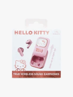 Elektronik & Media-OTLTechnologies Hello Kitty Høretelefoner In-Ear TWS med LED, Pink Lyserød