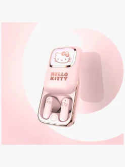Elektronik & Media-OTLTechnologies Hello Kitty Høretelefoner In-Ear TWS med LED, Pink Lyserød