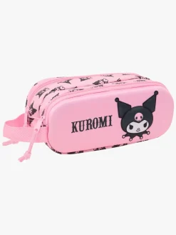 Kreativt Legetøj-HelloKitty Hello Kitty Kuromi 3D Dobbelt Penalhus, Lyserød