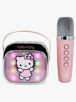 Elektronik & Media-OTLTechnologies Hello Kitty Popsing Karaokesæt med LED-lys Lyserød