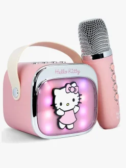 Elektronik & Media-OTLTechnologies Hello Kitty Popsing Karaokesæt med LED-lys Lyserød