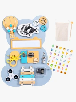 Babylegetøj-HEMMINGSEN Kids Mini Aktivitetstavle med Spilledåse