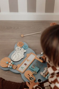 Babylegetøj-HEMMINGSEN Kids Mini Aktivitetstavle med Spilledåse