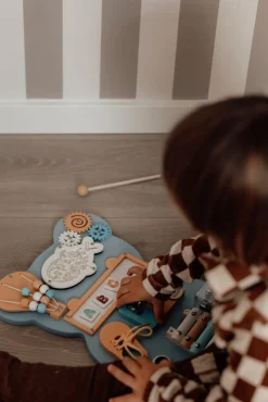 Babylegetøj-HEMMINGSEN Kids Mini Aktivitetstavle med Spilledåse