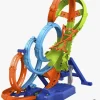 Legetøjsbiler & -Fartøjer-HotWheels Hot Wheels Action 4-Loop Crash Out Racerbane