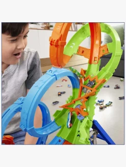 Legetøjsbiler & -Fartøjer-HotWheels Hot Wheels Action 4-Loop Crash Out Racerbane