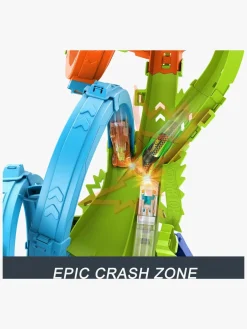 Legetøjsbiler & -Fartøjer-HotWheels Hot Wheels Action 4-Loop Crash Out Racerbane