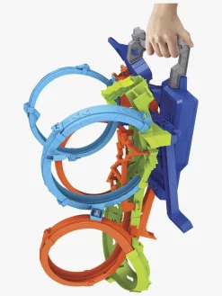 Legetøjsbiler & -Fartøjer-HotWheels Hot Wheels Action 4-Loop Crash Out Racerbane