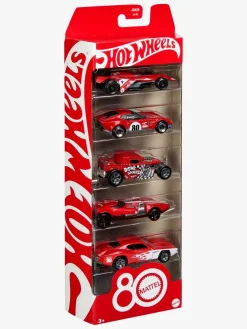 Legetøjsbiler & -Fartøjer-HotWheels Hot Wheels Biler Mattel 80th 5-pak