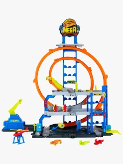 Legetøjsbiler & -Fartøjer-HotWheels Hot Wheels City Mega Garage Racerbane