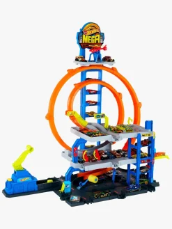 Legetøjsbiler & -Fartøjer-HotWheels Hot Wheels City Mega Garage Racerbane