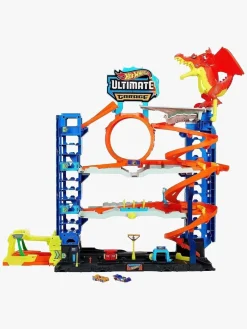 Legetøjsbiler & -Fartøjer-HotWheels Hot Wheels City Racerbane Ultimate Garage