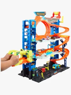 Legetøjsbiler & -Fartøjer-HotWheels Hot Wheels City Racerbane Ultimate Garage