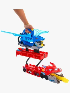 Legetøjsbiler & -Fartøjer-HotWheels Hot Wheels City Ultimate Dual Dragon Hauler Lastbil