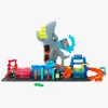 Legetøjsbiler & -Fartøjer-HotWheels Hot Wheels City Ultra Shark Car Wash Racerbane