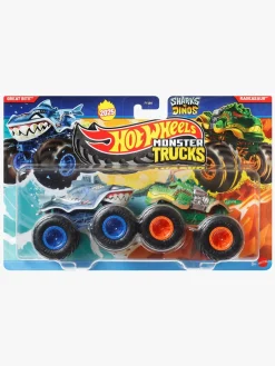 Legetøjsbiler & -Fartøjer-HotWheels Hot Wheels Monster Trucks 1:64 2-pak Blandet Udvalg