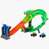 Legetøjsbiler & -Fartøjer-HotWheels Hot Wheels Monster Trucks Dragon Destruction Racerbane