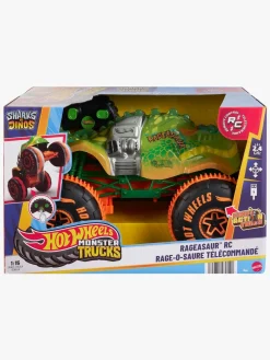 Fjernstyret-HotWheels Hot Wheels Monster Trucks Dino Fjernstyret Bil 1:15