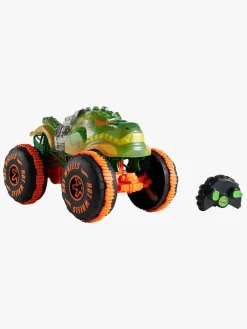 Fjernstyret-HotWheels Hot Wheels Monster Trucks Dino Fjernstyret Bil 1:15