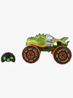 Fjernstyret-HotWheels Hot Wheels Monster Trucks Dino Fjernstyret Bil 1:15