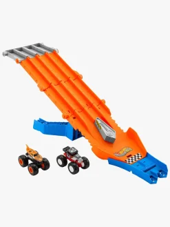 Legetøjsbiler & -Fartøjer-HotWheels Hot Wheels Monster Trucks Racedown Demolition Racerbane
