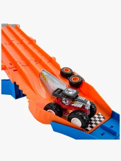 Legetøjsbiler & -Fartøjer-HotWheels Hot Wheels Monster Trucks Racedown Demolition Racerbane