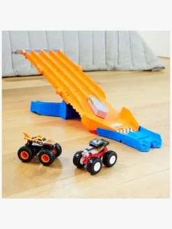 Legetøjsbiler & -Fartøjer-HotWheels Hot Wheels Monster Trucks Racedown Demolition Racerbane