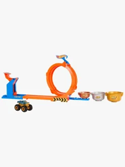 Legetøjsbiler & -Fartøjer-HotWheels Hot Wheels Monstertruck Loop & Flip Trophy Challange Racerbane