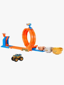 Legetøjsbiler & -Fartøjer-HotWheels Hot Wheels Monstertruck Loop & Flip Trophy Challange Racerbane