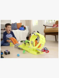 Legetøjsbiler & -Fartøjer-HotWheels Hot Wheels Power Smashers Race & Chase Legesæt